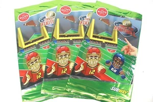 Lot Of 3 Subway Table Top Football Games Fast Food Giveaway Klutz Certified New! - Picture 1 of 2