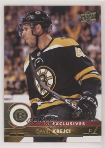 2017-18 Upper Deck Exclusives /100 David Krejci #263