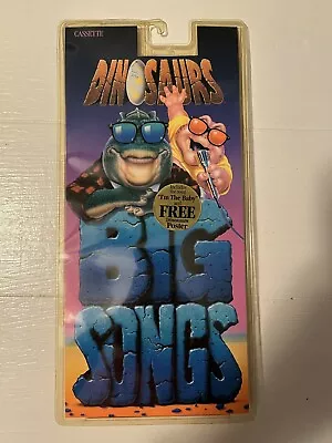 Dinosaurs Big Songs Cassette - BRAND NEW - Original Packaging - *RARE* - Image 1 of 2