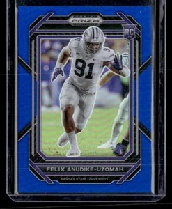 2023 Panini Prizm Draft Picks #190 Felix Anudike-Uzomah Prizms Blue SN - Picture 1 of 2