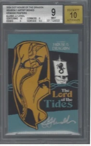 2024 HOUSE OF THE DRAGON J J LENDL ARTIST SIGNED EPISODE POSTER MINT BGS 9/AU 10 - Picture 1 of 2