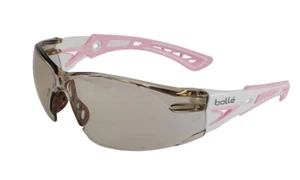 Bolle Rush+ SMALL Safety Pink/White Frame CSP Anti-Fog Lens-40249- Medicos Club - Picture 1 of 6