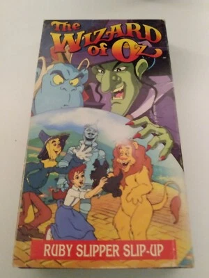 The Wizard Of Oz Ruby Slipper Slip-Up Rare & OOP Turner Home Entertainment VHS - Image 1 of 4