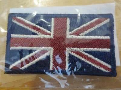 Parche GENUINO Triumph Motorcycles Union Flag Coser 57mmx34mm Bordado - NUEVO Foto 1 de 3