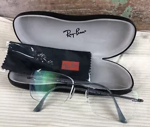 Marco de gafas Ray-Ban RB8725 1028 LightRay sin montura solo Italia 54-17-140 gris - Imagen 1 de 11