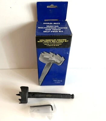 MAG-BIT 1-3/4" SELF-FEED BIT MAG 785 SAW TOOTH SELFFEED DRILL BIT 785-2816 - Image 1 of 4