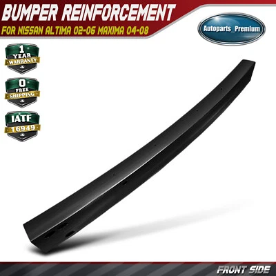 Front Bumper Reinforcement Impact Bar for Nissan Altima 02-06 Maxima 04-08 Steel - Image 1 of 4