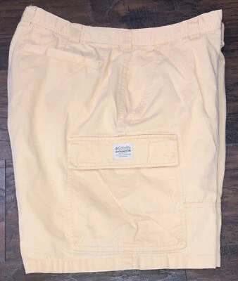 Pantalones cortos cargo amarillos Columbia Sportswear para hombre 38 Foto 1 de 4