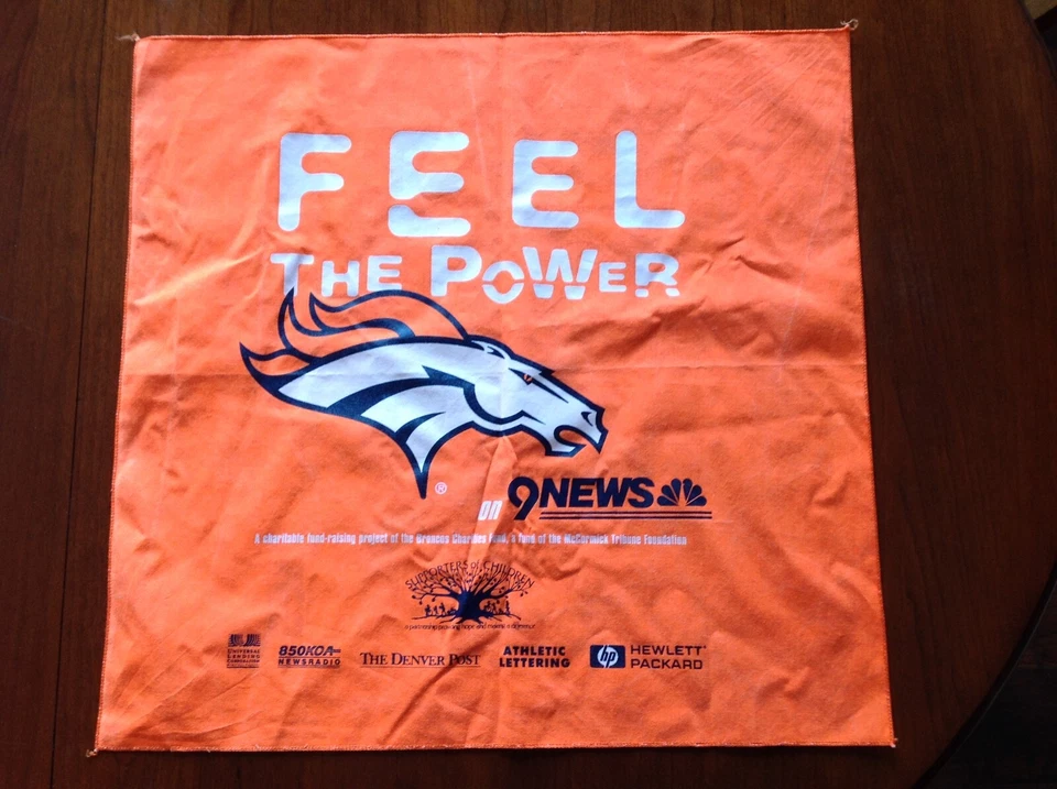 NFL Denver Broncos 1996 & 2014 Game Rally Towels ONLY Available at Broncos Games - Image 1 of 1