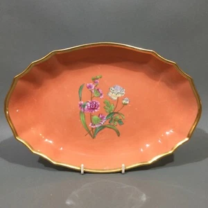 Plato para servir Copeland Spode Bone China ""Scilla Siberia"" decorado a mano firmado - Imagen 1 de 9