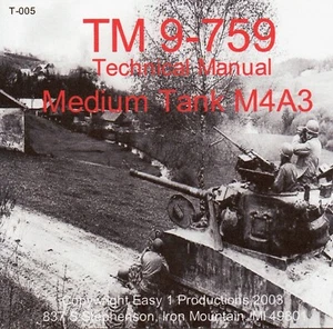 T005 TM 9-759 M4A3 Sherman, Easy 1 Productions - Picture 1 of 12