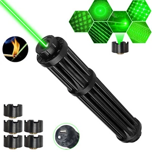 Torcia laser verde 3000 miglia ad alta potenza luce visibile tipo C ricarica - Foto 1 di 12