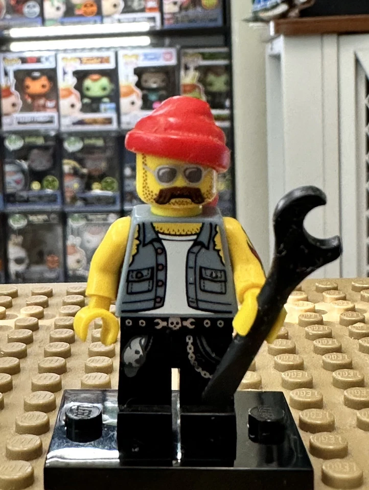 LEGO Motocicleta Mecánico Minifigura Serie 10 71001 Foto 1 de 1