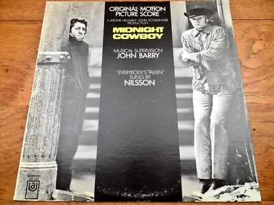 ♫ Midnight Cowboy (Original Motion Picture Soundtrack) ♫ 1969 Original Vinyl NM - Image 1 of 3