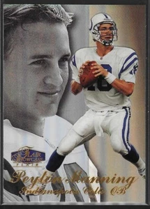 Tarjeta de novato Peyton Manning Fleer 1998 Flair Showcase fila 3: #3 casi nueva patio - Imagen 1 de 2