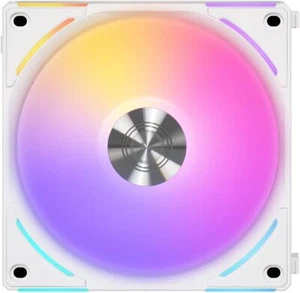 Lian Li Unifan AL120/140 V2 120mm 2000RPM ARGB PWM Fan White/Black - 1/3 Pack - Picture 1 of 18