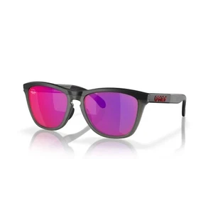 OAKLEY | NUOVO | GAMMA FROGSKINS | 9284 - 13 | 55 | NERO OPACO - GRIGIO OPACO FUMO - Foto 1 di 1