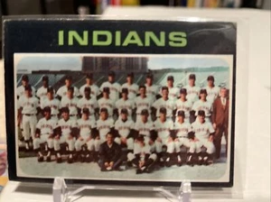 INDIANS 1971 TOPPS TEAM CARD #584 - Picture 1 of 2