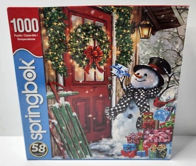 Springbok Puzzle 1000 Pezzi - Consegna Regali - Nuovo/Sigillato - Immagine 1 di 4