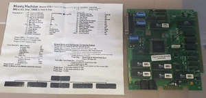 Money Machine game board w/ manual Working new battery Cherry Master PCB Jamma - Picture 1 of 1