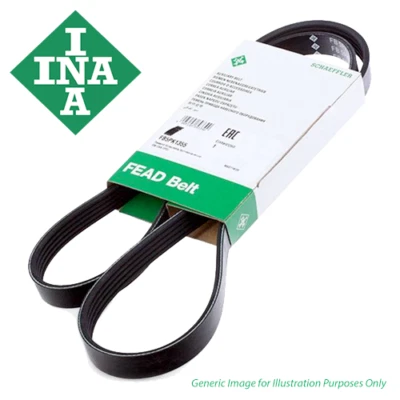 INA 6 Ribbed V Drive Belt Fits Audi Fiat Ford Skoda Peugeot Volvo VW FB6PK1613 - Image 1 of 4