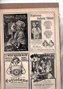 1920 Cream of Wheat print ad - Halloween ..swift ham ad - Picture 1 of 1