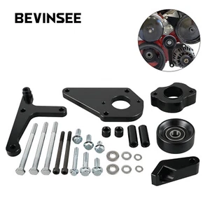 For LS Truck Power Steering Alternator Bracket Kit Low Mount For Chevy For GMC - Picture 1 of 9