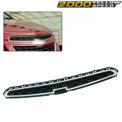 Fit For 2015 Chevrolet Cruze Front Bumper Upper Mesh Hood Grille Chrome Foto 1 de 4