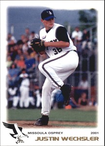 2001 Missoula Osprey Grandstand #36 Justin Wechsler