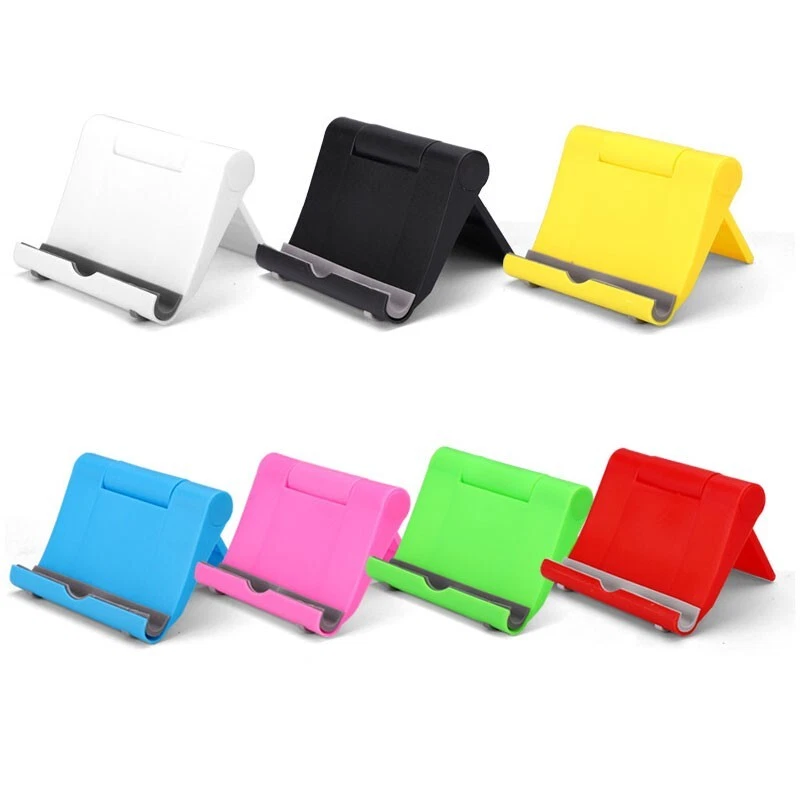 SUPPORTO PORTA CELLULARE TABLET IPAD SMARTPHONE UNIVERSALE REGOLABILE DA TAVOLO - Immagine 1 di 4