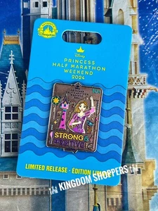 Pin Rapunzel Walt Disney World RunDisney Princesa Media Maratón 2024 10 K - Imagen 1 de 1