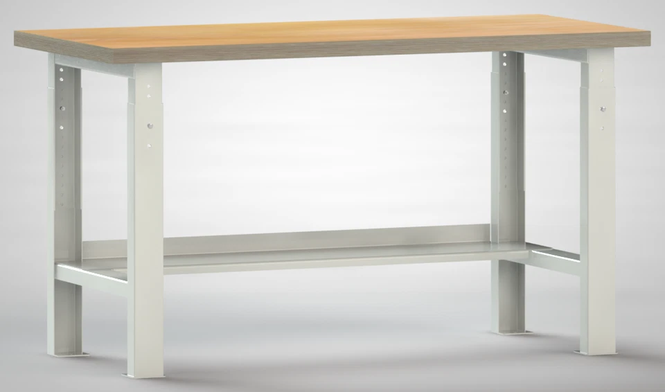 KLW KARL LUTZ GMBH & CO. KG Werkbank 1500mm höhenverstellbar zerlegt Industrie Arbeitstisch Montage Metall