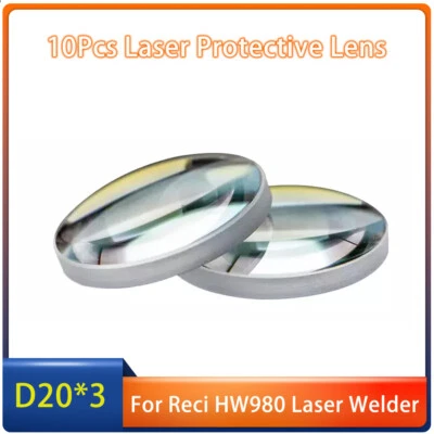 CNCZONE 10xProtective Lens D20*3mm for Reci Laser Cleaner Handheld Laser Welding Machine