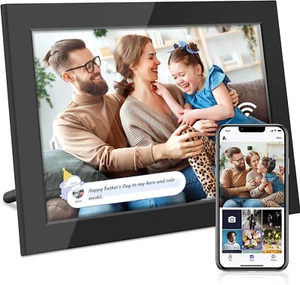 10.1 Inch Wifi Digital Picture Frame, Digital Photo Frame with 32GB Storage and - Picture 1 of 11
