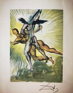 Salvador Dali Engraving Ltd.Ed. 154/500 Dante's Divine Comedy Series 1950-63 - Picture 1 of 9
