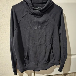 Under Armour Schwarz Hoodie Herren Medium Loose Fit Pullover Kängurutasche - Bild 1 von 4
