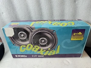 Polk Ex Series ll Ex502a Coaxial Car Stereo Speakers New - Picture 1 of 7