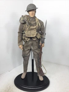 1/6 CUSTOM WW1 US 4TH INFANTRY DIV DOUGHBOY 1903 SPRINGFIELD +STAND & FULL GEAR - Picture 1 of 23