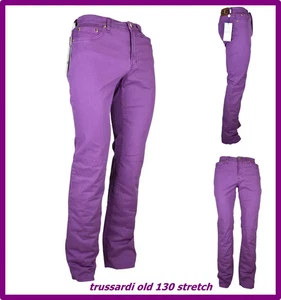 trussardi jeans pantaloni da donna vita alta a zampa bootcut elasticizzati 42 - Imagen 1 de 11