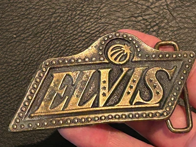 Hebilla de cinturón ELVIS, AÑOS 70 Foto 1 de 4