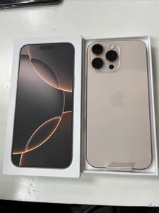 Apple iPhone 16 Pro Max A3084 T-Mobile uniquement 256 Go désert titane - Photo 1 sur 3