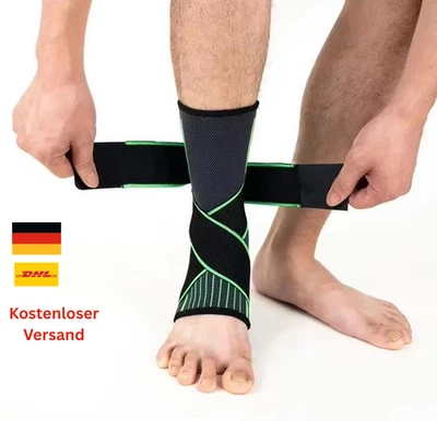 Fußbandage Bandage Fussgelenk Stütze Knöchelbandage Sprunggelenkbandage Verband - Bild 1 von 4