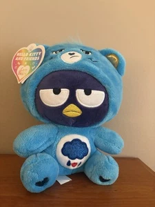 Sanrio Hello Kitty and Friends Meet Care Bears Badtz-Maru Grumpy Bear Plush NWT - Picture 1 of 4