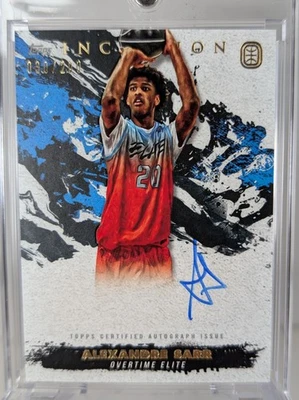 Alexandre Sarr 2021 Topps Inception OTE Overtime Elite On card Auto 30/200 - Image 1 of 4