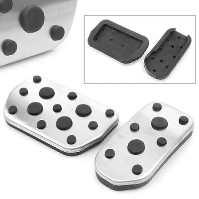 AT Foot Brake Gas Fuel Pedal Cover Fit Toyota Corolla Rav4 2014-2017 2015 Levin Foto 1 de 4