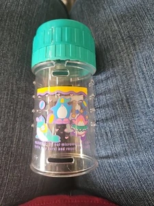 Vintage Playtex Decorated Nurser Latex Nipple Drop In 4 oz Baby Bottle - Picture 1 of 3