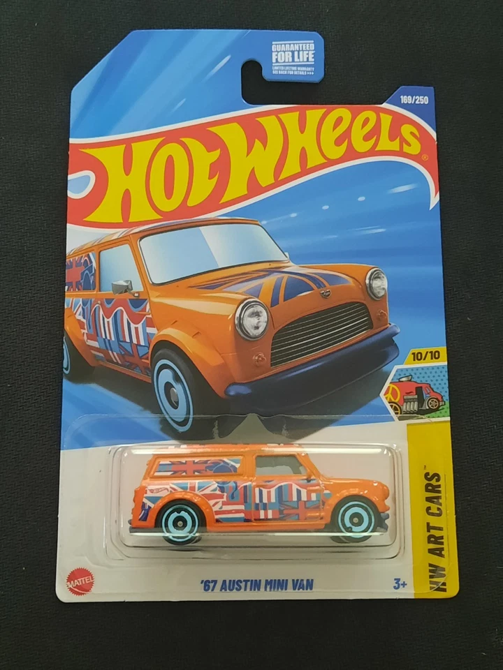 HOT WHEELS '67 AUSTIN MINI VAN 2025 Issue Orange HW Art Cars JBB00-N9C0H cooper