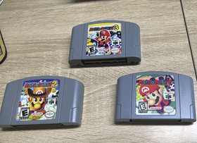 Mario Party 1/2/3 N64 Video Games For Nintendo 64 Console US Stock Free Shipping