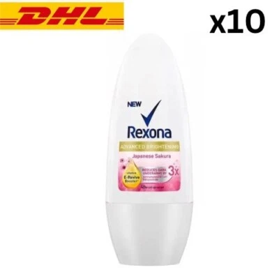 Desodorante enrollable iluminador avanzado para mujer Rexona japonés Sakura 50 ml x 10 Foto 1 de 4
