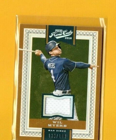 D16539  2016 Prime Cuts #88 Wil Myers PADRES JERSEY #139/149 - Image 1 of 1